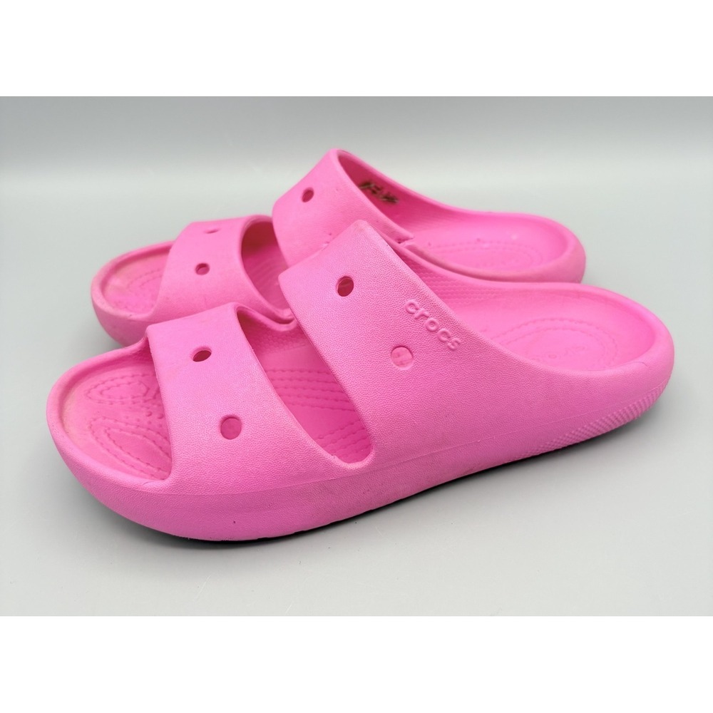 Crocs Classic Crocs Sandal J3 Junior Pink/Fuchsia *Damage Read
